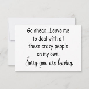 grappige cadeaus voor collega die weggaat bedankkaart