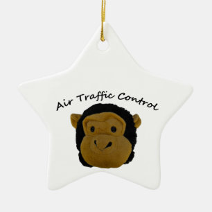 Grappige cadeaus voor collega's luchtverkeersleidi keramisch ornament