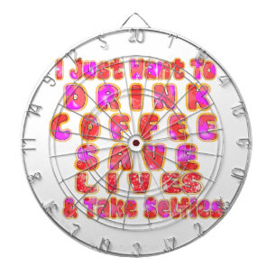 Grappige cadeaus voor koffieliefhebbers dartbord