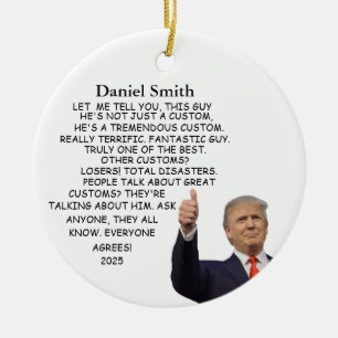 Grappige cadeaus voor Trump Ornament