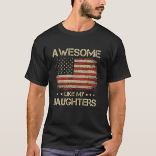 Grappige Cadeaus Voor Vader Van Dochter, Geweldig T-shirt