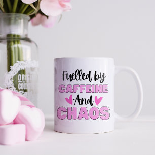 Grappige Cafeïne en Chaos Koffiemok