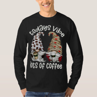 Grappige cafetaria veel koffie kabouters t-shirt