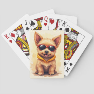 Grappige Cairn Terrier Kawaii Hond Pokerkaarten