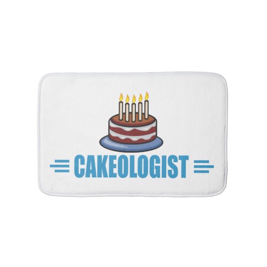 Grappige cake ontwerp badmat (Voorkant)