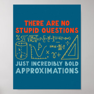 Grappige Calculus Leraren Wiskunde Liefhebber Wisk Poster