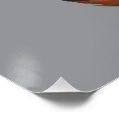 Grappige Calico Kitten met Cattitude Perfect Poster (Hoek)