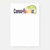 Grappige Camo-foutloze Kameleon Woordspeling Post-it® Notes (Voorkant)