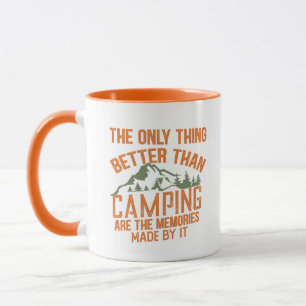 Grappige camper slogan zomer camping citaten mok