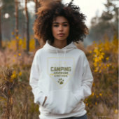 Grappige camping camper gezegden voor campers hoodie