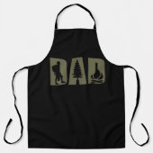 Grappige camping camper wandeltocht vader schort (Voorkant)