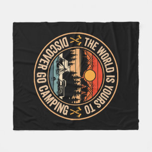 Grappige Camping Campfire Smores Quote Fleece Deken