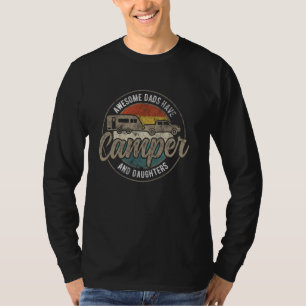 Grappige Camping RV Dad Vaderdag Family Camping T T-shirt