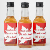 Grappige Canada Labels Over Canada Liquor Bottle Likeurfles Etiket (Flessen)