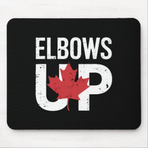 Grappige Canada Meme Ellebogen Omhoog Muismat