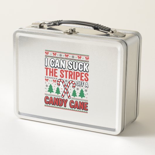 Grappige Candy Cane Kersttrui (Voorkant)