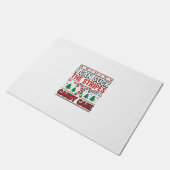 Grappige Candy Cane Kersttrui Deurmat (Schuin)