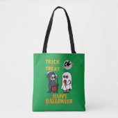 grappige canvas tas "HALLOWEEN 1" (Voorkant)