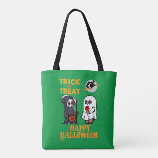 grappige canvas tas "HALLOWEEN 1" (Achterkant)