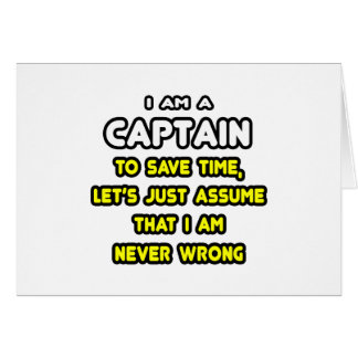 Grappige Captain T-shirts en geschenken