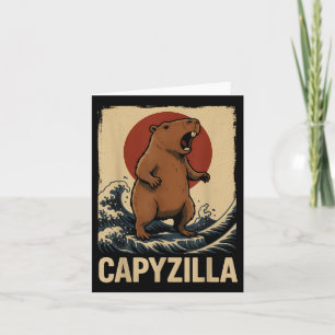 Grappige Capybara Boys Meisjes Kinder Mannen Capyz Kaart