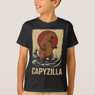 Grappige Capybara Boys Meisjes Kinder Mannen Capyz T-shirt