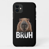 Grappige Capybara Bruh Case-Mate iPhone Case (Achterkant)