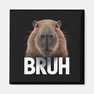 Grappige Capybara Bruh Magneet