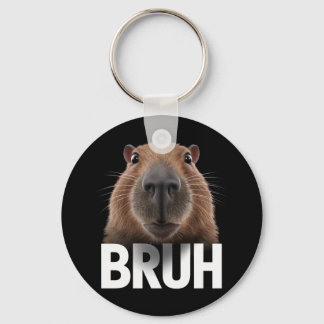 Grappige Capybara Bruh Sleutelhanger