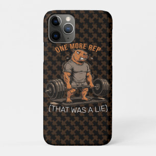 Grappige Capybara Gym Nog Eén Herhaling Dat Was Ee iPhone 11 Pro Hoesje