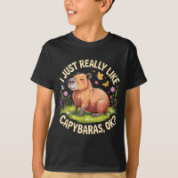 Grappige Capybara Kunst Voor Mannen Vrouwen Kinder