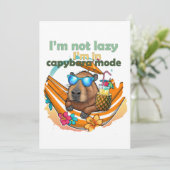 Grappige Capybara liefhebbers cadeau ,schattige Ca Kaart (Staand voorkant)