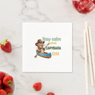 Grappige Capybara liefhebbers cadeau ,schattige Ca Servet
