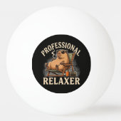 Grappige Capybara Professionele Ontspanner Pingpongballen (Achterkant)