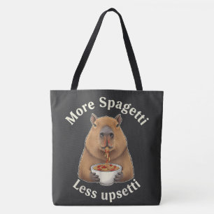 Grappige Capybara Spaghetti Grappen - Meer Spaghet Draagtas