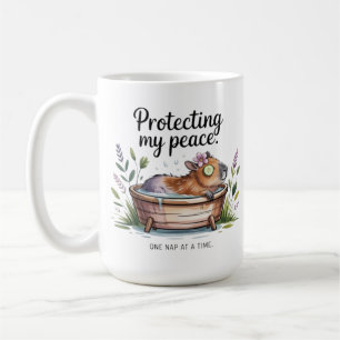 Grappige Capybara Verzorgingsmok - Slaap Tijd Kopj Koffiemok