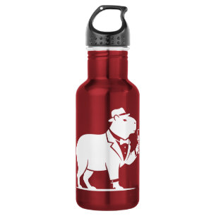 Grappige Capybara Wijn Glas Minimalistische Modern Waterfles