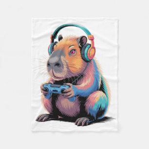 Grappige Capyra Gamer Video Gamer Capyra  Fleece Deken