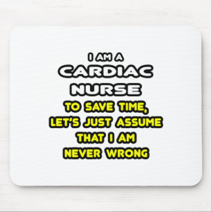 Grappige Cardiac Nurse T-shirts en geschenken Muismat