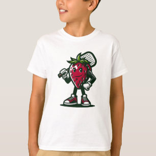Grappige Cartoon Berry Pickleball T-shirt