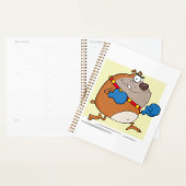 Grappige Cartoon Bulldog Boxer Dog Planner