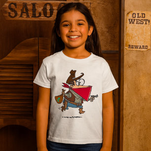 Grappige Cartoon Cowboy Bandit Robber T-shirt