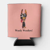 Grappige Cartoon Doberman Pinscher Koelbox Blikjeskoeler (Voorkant)