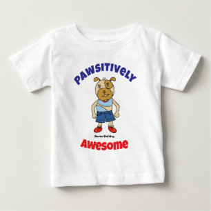 Grappige Cartoon Hond met Mooie Slogan Kinderen, P