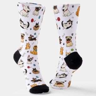 Grappige Cartoon Huisdieren Sokken Mooie Katten