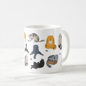 Grappige cartoon katten koffiemok (Voorkant rechts)