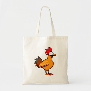 Grappige Cartoon Kip Illustratie Tote Bag