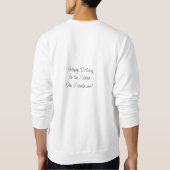 Grappige Cartoon Octopus Spelen Gitaar Trui (Achterkant)