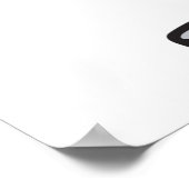 Grappige Cartoon Piggy Bank verliest geld Poster (Hoek)