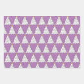 Grappige Cartoon Santa, rendier en wc-rol Inpakpapier Vel (Voorkant 2)